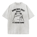 Vintage Aesthetic Streetwear Sarcastic Pepe Frog Graphic Washed T-Shirt